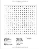 Mots mêlés gros caractères 40 grilles de mots cachés pour adultes et enfants