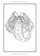 Mandala Livre de Coloriage Animaux et Monstres Mignons 30 dessins à colorier