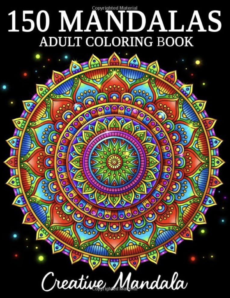 150 Mandalas An Adult Coloring Book with 150 Beautiful Mandalas