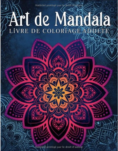 Art de Mandala Livre de Coloriage Adulte Anti Stress. 50 Mandalas a Colorier
