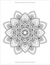 Art de Mandala Livre de Coloriage Adulte Anti Stress. 50 Mandalas a Colorier