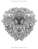 50 Mandalas Animaux Un mélange de pages à colorier faciles et complexes pour adultes