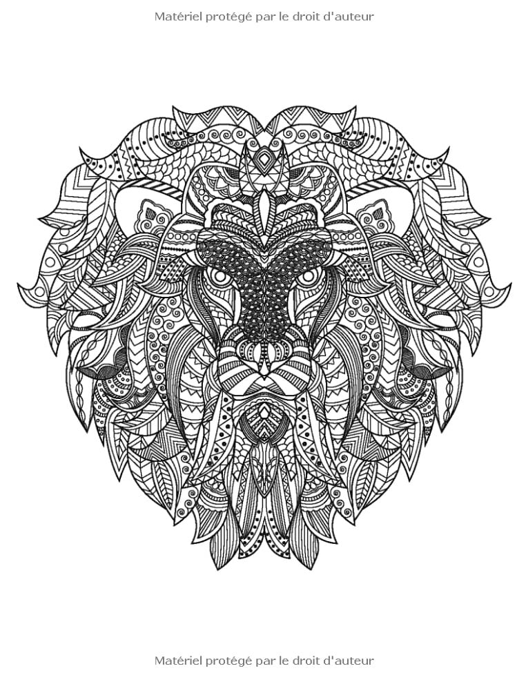 50 Mandalas Animaux Un mélange de pages à colorier faciles et complexes pour adultes