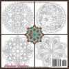 Livre de Coloriage  Fleurs Mandalas - Livre de coloriage pour adultes