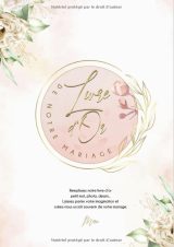 Livre d'Or Spécial Mariage : Thème Floral, Laissez vos invités s'exprimer