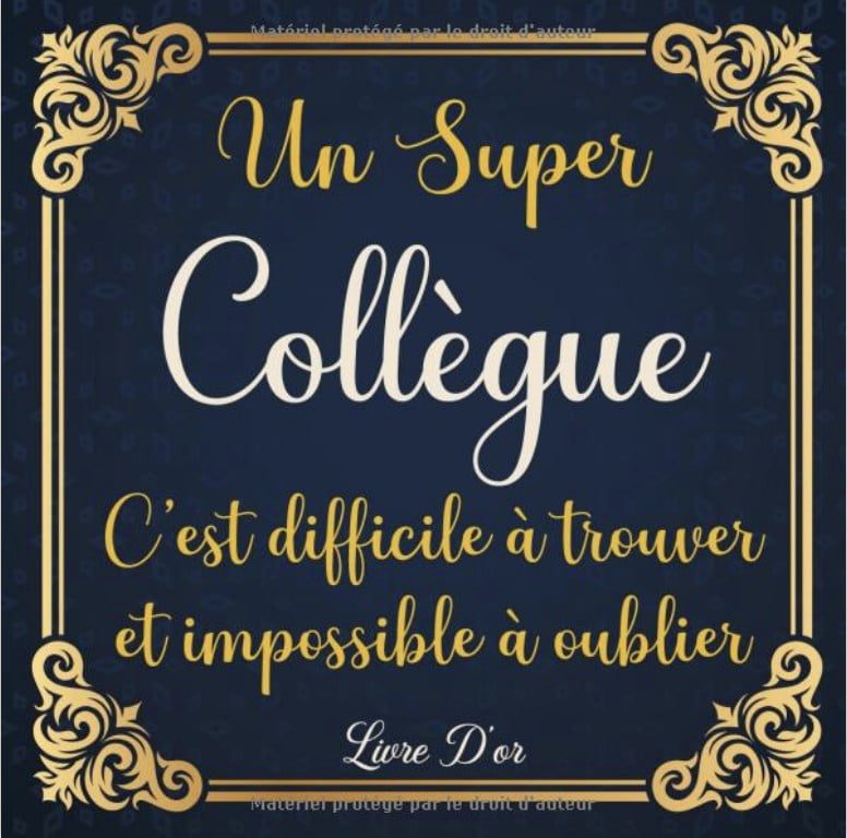 Un Super Collègue Livre D’or Retraite pour Homme - 100 Pages
