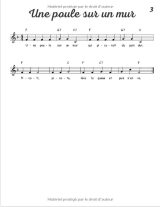 PARTITIONS PIANO - 50 Comptines Françaises pour Enfants Partitions piano simplifiées pour les Débutants