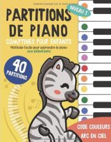 40 Partitions de piano Comptines pour enfants Méthode facile pour apprendre le piano aux débutants