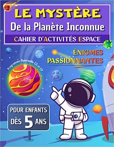 Cahier d’activités ESPACE Carnet de jeux en couleurs de 5 à 7 ans - MS GS CP