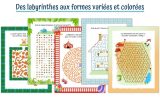 Le Monde des Labyrinthes Cahier de labyrinthes en couleurs pour enfants - un carnet de jeux pour les enfants de 5 à 8 ans