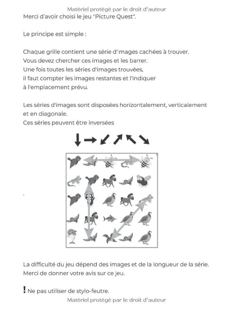 Picture Quest - cherche et trouve où se cachent les séries d'images