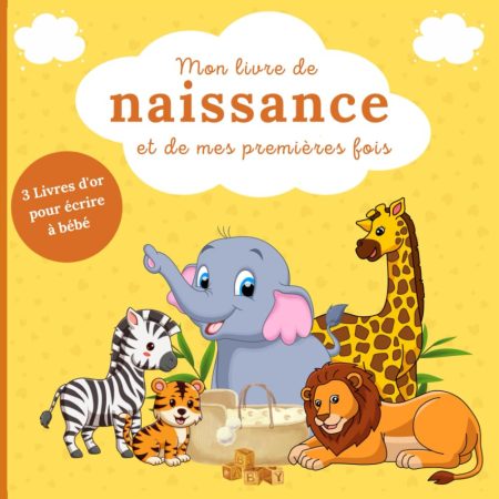 Mon Livre de Naissance et Premières Fois : Immortalisez les Souvenirs Précieux de Bébé avec Illustrations Mixtes