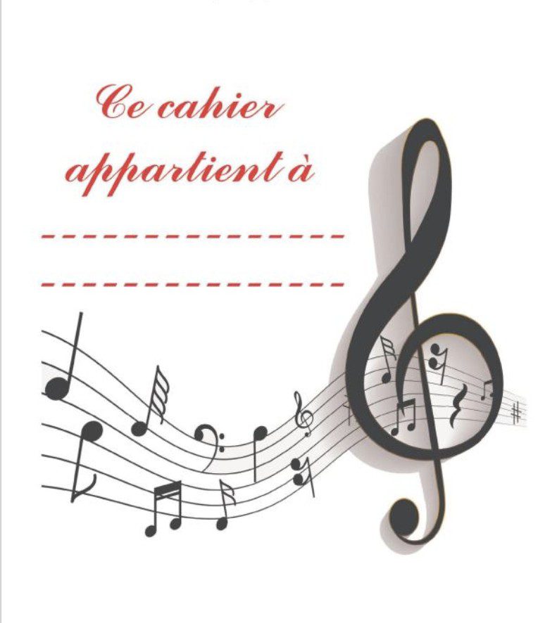 Cahier de musique Carnet de partitions | Papier manuscrit | Idéal pour les débutants et professionnels