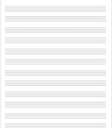 Cahier de musique Carnet de partitions | Papier manuscrit | Idéal pour les débutants et professionnels