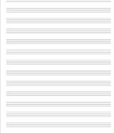 Cahier de Musique 100 pages pour la Composition Musicale Grand Format