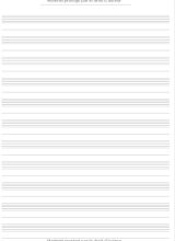 Cahier de Musique Avec Portées et Carreaux Idéal Pour le Chant, la Composition,