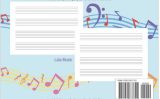 Cahier de Musique 4 grosses portées cahier de musique enfant et débutant
