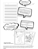 Cahier de musique 6 grosses portées par page, Carnet partition pour enfant. Grand format, A4 21x 29,7 cm