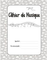 Cahier de Musique 21x29,7 cm | Partitions 12 portées et Grands Carreaux Seyès
