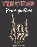 Tablature pour guitare, Cahier de musique 7 tablatures et 6 diagrammes d'accords par page,
