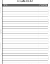 Tablature pour guitare, Cahier de musique 7 tablatures et 6 diagrammes d'accords par page,