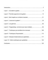 Méthode de Guitare Apprendre à Jouer de La Guitare pour Débutants. Théorie de la Musique, Gammes, Accords, Tablatures