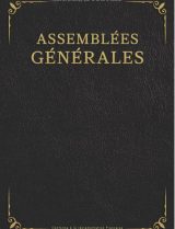 Registre Assemblées Générales Registre pour les Procès-Verbaux de Sociétés et Associations