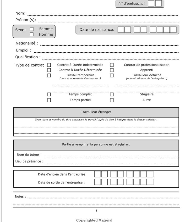 Registre unique du personnel