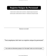 Registre unique du personnel
