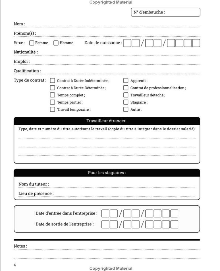 Registre unique du personnel