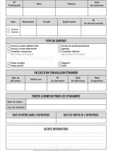 Registre du Personnel Conforme au Code du Travail | Cahier Obligatoire pour la Gestion du Personnel Salariés et Stagiaires