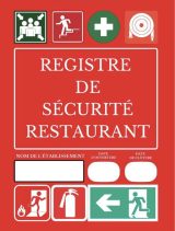 Registre De Sécurité Restaurant Registre De Sécurité Incendie-Réglementation Des ERP-Cahier D'Enregistrement Obligatoire Pour Les Établissements .