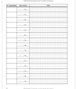 Registre d’inventaire de bibliothèque Pour l’enregistrement de 1000 livres, périodiques et autres documents