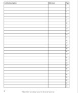 Cahier des inventaires et de gestion des stocks Pour le suivi des consommables et articles à la vente