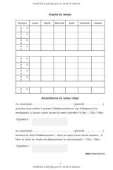 Carnet de correspondance Carnet de liaison pour collège ou lycée -