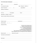 Registre unique du personnel pour la gestion des employés et des stagiaires en conformité avec le Code du Travail Fiches individuelles