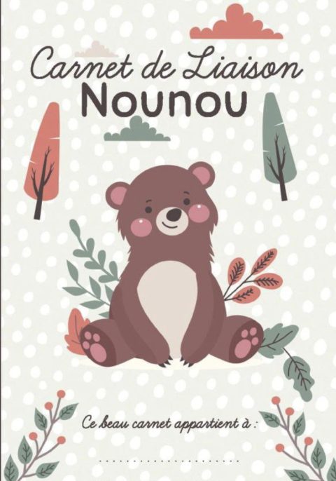 Carnet de liaison nounou Cahier pour faciliter la communication parents-nounou sur le suivi de bébé