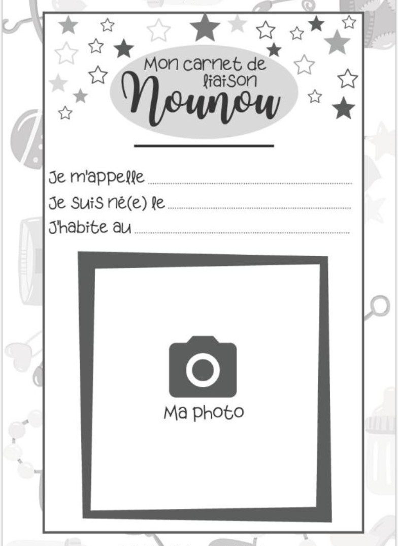 Carnet De Liaison Nounou Cahier de transmission nounou parents