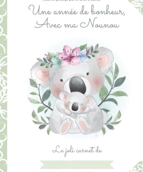 Une année de bonheur avec ma Nounou Cahier de liaison parents - assistante-maternelle