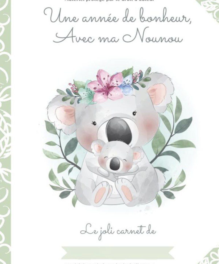 Une année de bonheur avec ma Nounou Cahier de liaison parents - assistante-maternelle