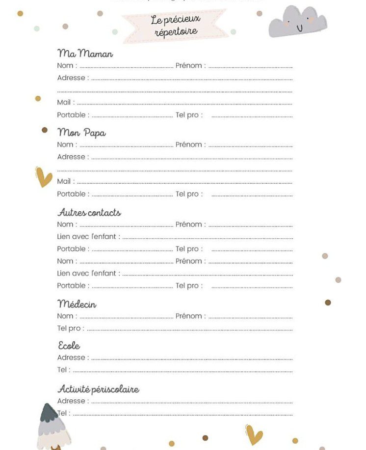 CAHIER DE LIAISON - ACCUEIL PERISCOLAIRE Carnet de liaison assistant(e)-maternel(le) parents