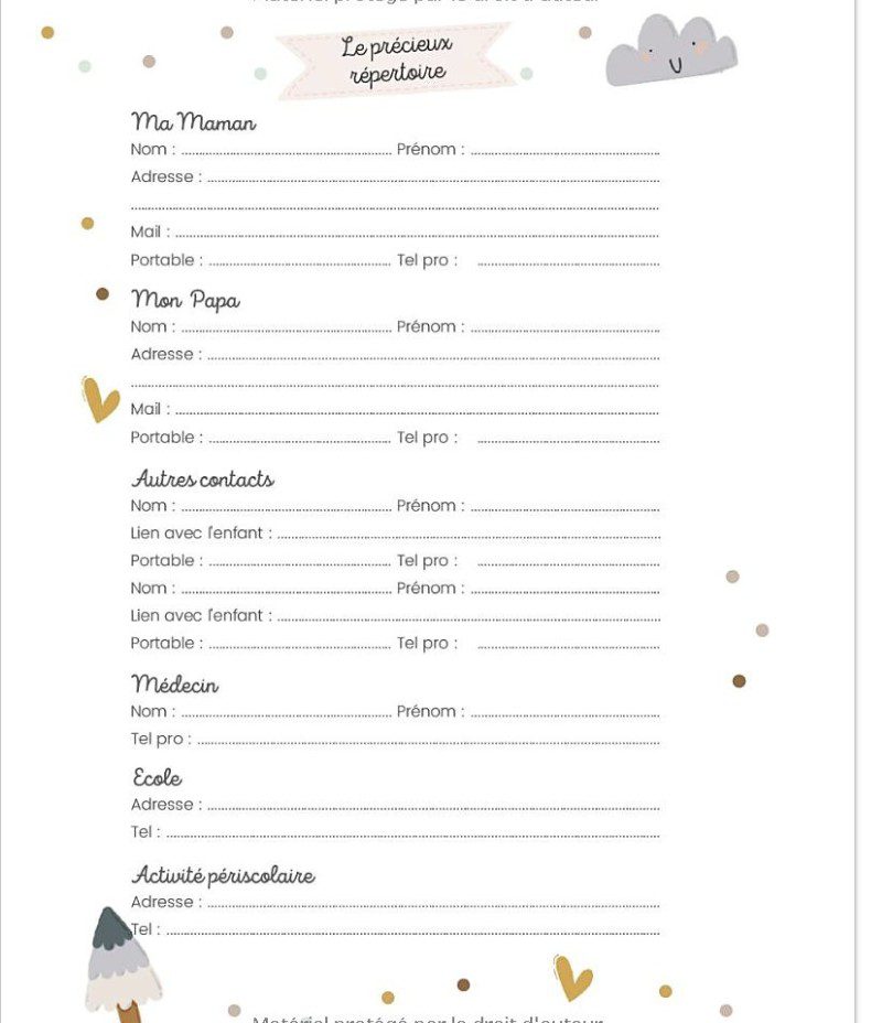 CAHIER DE LIAISON - ACCUEIL PERISCOLAIRE Carnet de liaison assistant(e)-maternel(le) parents