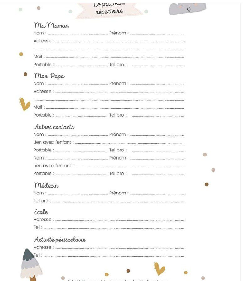 CAHIER DE LIAISON - ACCUEIL PERISCOLAIRE Carnet de liaison assistant(e)-maternel(le) parents - Journal de bord