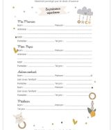 CAHIER DE LIAISON PARENTS - ASSISTANT(E)-MATERNEL(LE) - CRECHE