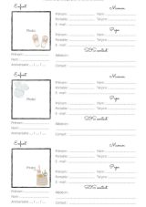 COUPONS DE RELEVÉS MENSUELS ASSISTANTE-MATERNELLE  Carnet de 95 coupons mensuels