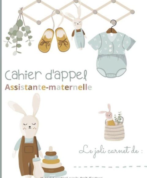 CAHIER D'APPEL ASSISTANTE-MATERNELLE / Planning d'accueil mensuel des enfants accueillis