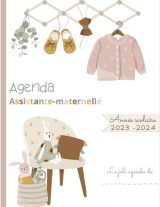 AGENDA ASSISTANTE-MATERNELLE - AGENDA SEMAINIER Planificateur des tâches, emploi du temps, plannings mensuels,