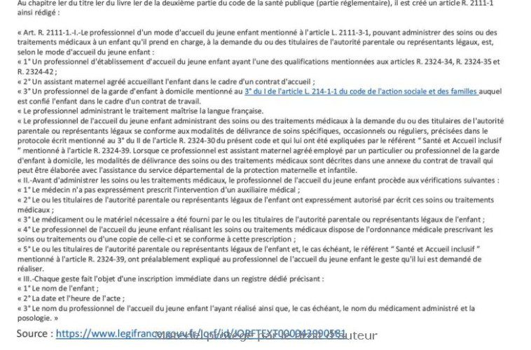 Registre des médicaments assistante maternelle Registre Pour L’Administration Des Médicaments Des Enfants Accueillis (ٍٍV2)