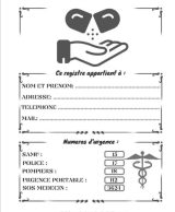 Registre des médicaments assistante maternelle Registre de suivi des soins Médicaux et Traitements Dispensés