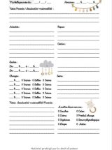CARNET LIAISON NOUNOU Cahier de transmission entre parents et nounou pour faciliter la communication au quotidien